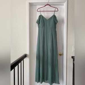 Birdy Grey Devin Chiffon Bridesmaid Dress - Sea glass - XL